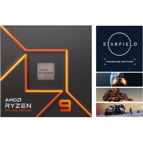 AMD Ryzen 9 7900 with Wraith Prism Cooler / Starfield Premium