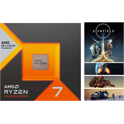 AMD Ryzen 7 7800X3D Gaming Processor + Starfield Standard Edition (Email Delivery)