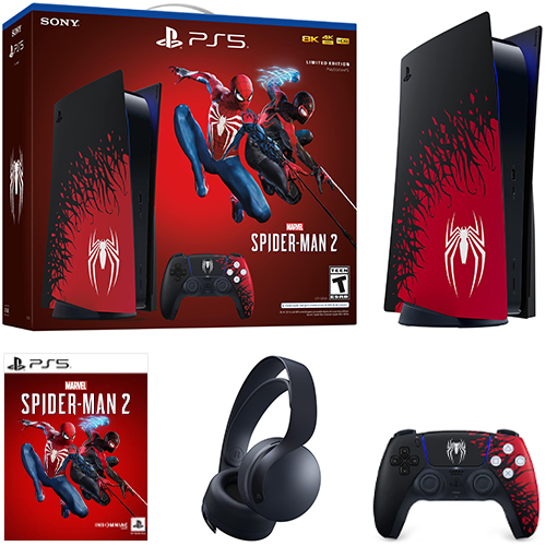 PlayStation 5 Slim Console Marvel’s Spider-Man 2 Bundle + Extra PS5  Controller