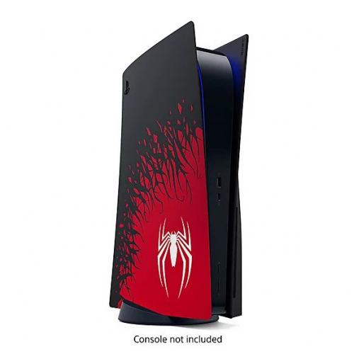 PlayStation 5 Console + PlayStation 5 Marvels Spider Man 2 Limited Edition Console Covers   Includes PS5 Console & DualSense Controller   16GB RAM 825GB SSD   Custom Integrated I/O   Up To 120fps @ 120Hz Output   Tempest 3D AudioTech 