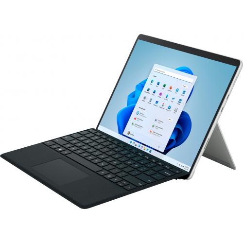 Microsoft Surface Pro 8 13" Tablet Intel Core I5 1135G7 8GB RAM 128GB SSD Platinum With Black Surface Type Cover + Microsoft Audio Dock 