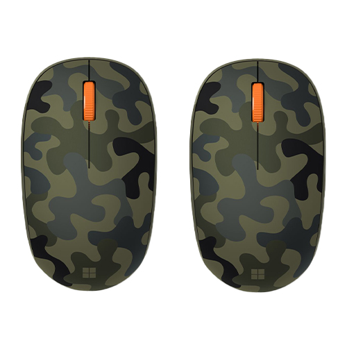 Microsoft Bluetooth Mouse Forest Camo (2) - Wireless Connectivity - Bluetooth Connectivity - Swift Pair for easy pairing - 33ft Wireless Range - Up to 12 month battery life