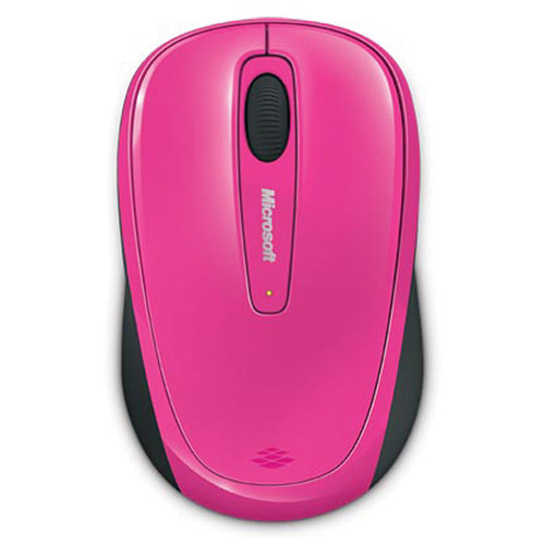 Microsoft 3500 Wireless Mobile Mouse  Pink (2)   Limited Edition   Wireless   BlueTrack Enabled   Scroll Wheel   Ambidextrous Design   USB Type A Connector   Pink 