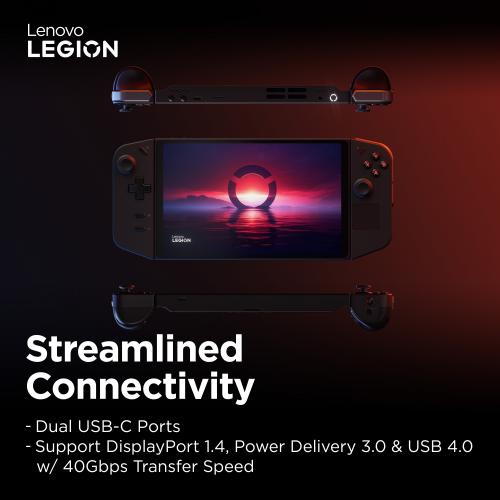 Lenovo Legion Go 8.8 144Hz WQXGA Handheld Touchscreen Gaming PC AMD Ryzen  Z1 Extreme 16GB RAM 512GB SSD Shadow Black 