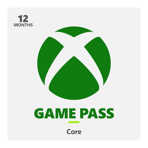 Xbox Game Pass Core 12 Month Membership (Digital Download) - 12 Month Membership - For Xbox One, Xbox Series S, Xbox Series X - Catalog of over 25 high-quality games on console - Includes Xbox Live Gold - Email Delivery