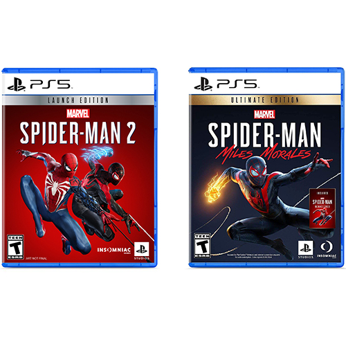 Marvels Spider-Man 2 Launch Edition + Marvel's Spider-Man: Miles Morales Ultimate Edition