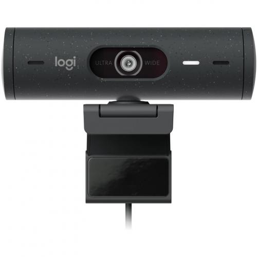 Open Box: Logitech Brio 505 Full HD Webcam With Auto Light Correction, Auto Framing, Show Mode, Dual Noise Reduction Mics, Privacy Shutter, Works With Microsoft Teams, Zoom, Google Meet 