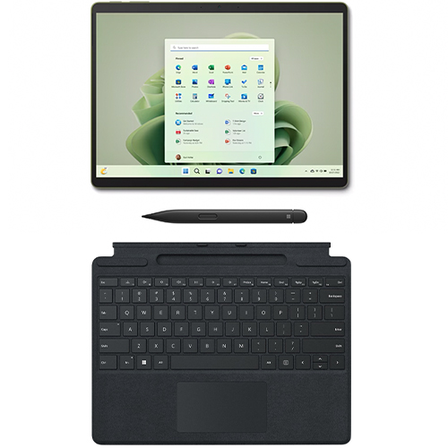 Microsoft Surface Pro 9 13" Tablet Intel Core i7-1255U 16GB RAM 256GB SSD Forest + Microsoft Surface Slim Pen 2 Matte Black + Microsoft Surface Pro Signature Keyboard Black