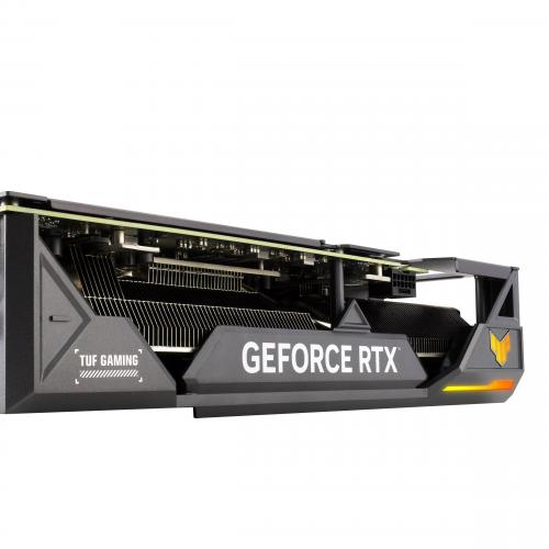 ASUS TUF Gaming GeForce RTX 4070 Ti SUPER 16GB GDDR6X Graphic Card   Powered By NVIDIA DLSS3, Ultra Efficient Ada Lovelace Arch   4th Generation Tensor Cores   3rd Generation RT Cores   16GB GDDR6X   ASUS GPU Tweak III 