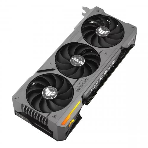 ASUS TUF Gaming GeForce RTX 4070 Ti SUPER 16GB GDDR6X Graphic Card   Powered By NVIDIA DLSS3, Ultra Efficient Ada Lovelace Arch   4th Generation Tensor Cores   3rd Generation RT Cores   16GB GDDR6X   ASUS GPU Tweak III 