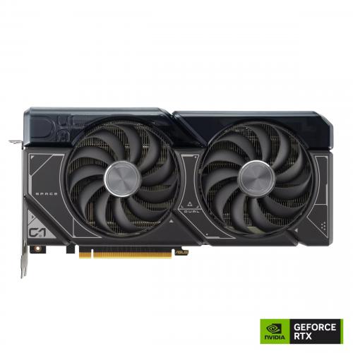 ASUS Dual GeForce RTX 4070 SUPER OC Edition 12GB GDDR6X Graphics Card   7680 X 4320 Max Resolution   Powered By NVIDIA DLSS3   4th Generation Tensor Cores   3rd Generation RT Cores   Axial Tech Fan Design 