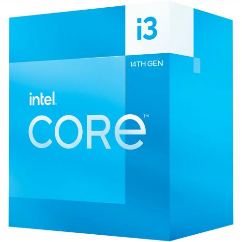 Intel Core i3-14100 Desktop Processor - 4 Cores & 8 Threads - 4.70 GHz Overclocking Speed - 64-bit Processing - Socket LGA-1700 - Intel UHD Graphics 730 - Laminar RH1 Cooler Included