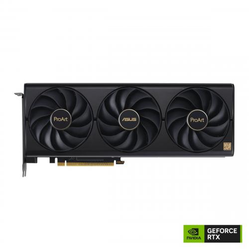 ASUS ProArt GeForce RTX 4080 SUPER 16GB GDDR6X OC Edition Graphics Card   Powered By NVIDIA DLSS3   4th Generation Tensor Cores   3rd Generation RT Cores   OC Mode: 2640 MHz (OC Mode)   Axial Tech Fans Scaled Up For 23% More Airflow 