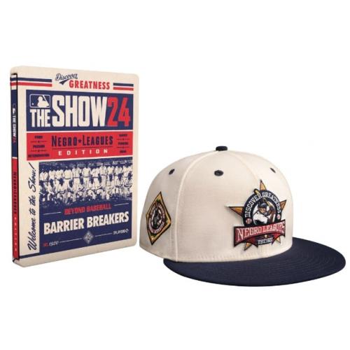 MLB The Show 24 The Negro Leagues Edition for PlayStation - For PlayStation 4, Playstation 5 - ESRB Rated E (Everyone) - Sports Game - Bonus 20K Stubs included - New Era Hat included
