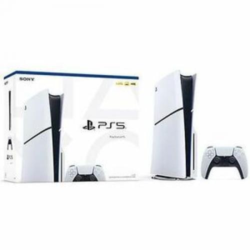 Open Box: PlayStation 5 Slim Console   Includes PS5 Console & DualSense Controller   16GB RAM 1TB SSD   Custom Integrated I/O   Up To 120fps @ 120Hz Output 