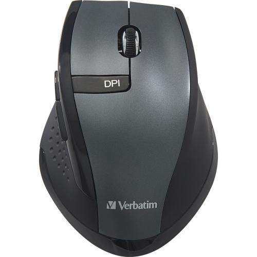 Open Box: Verbatim Wireless Multimedia Keyboard And 6 Button Mouse Combo   Black 