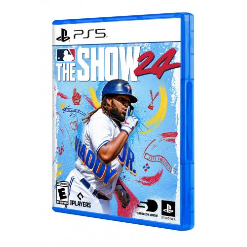 PlayStation 5 Slim Console + MLB The Show 24 PlayStation 5   Includes PS5 Console & DualSense Controller   16GB RAM 1TB SSD   Custom Integrated I/O   Up To 120fps @ 120Hz Output 