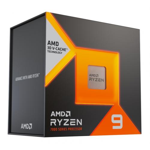 AMD Ryzen 9 7900X3D Gaming Processor + HP OMEN 34" WQHD 165Hz Curved Gaming Monitor 