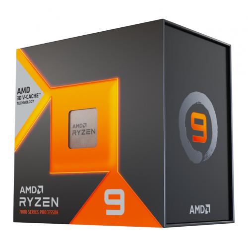 AMD Ryzen 9 7900X3D Gaming Processor + HP OMEN 34" WQHD 165Hz Curved Gaming Monitor 