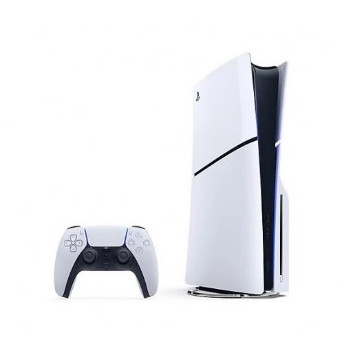 PlayStation 5 Slim Console + Stellar Blade: Standard Edition Playstation 5   Includes PS5 Console & DualSense Controller   16GB RAM 1TB SSD   Custom Integrated I/O   Up To 120fps @ 120Hz Output 
