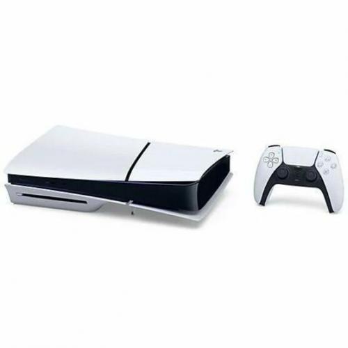 PlayStation 5 Slim Console + Stellar Blade: Standard Edition Playstation 5   Includes PS5 Console & DualSense Controller   16GB RAM 1TB SSD   Custom Integrated I/O   Up To 120fps @ 120Hz Output 