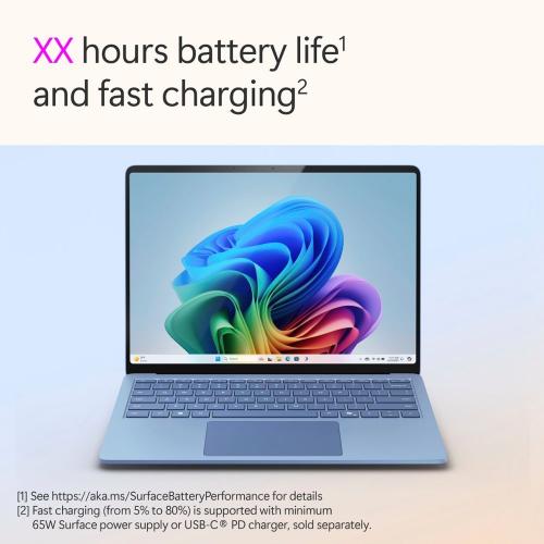 Microsoft Surface Laptop Copilot+ PC 13.8" Touchscreen Snapdragon X Elite Processor 16GB RAM 512GB SSD (7th Edition) Sapphire