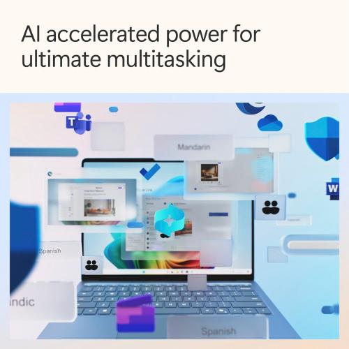 Microsoft Surface Laptop Copilot+ PC 13.8" Touchscreen Snapdragon X Elite Processor 16GB RAM 512GB SSD (7th Edition) Sapphire