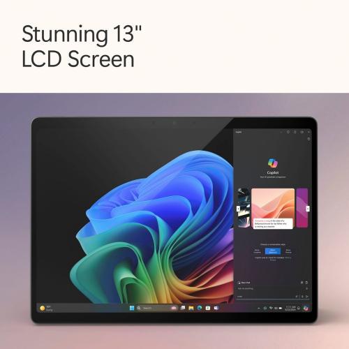 Microsoft Surface Pro Copilot+ PC Touchscreen 13" LCD Snapdragon X Plus 16GB RAM 512GB SSD (11th Edition) Black