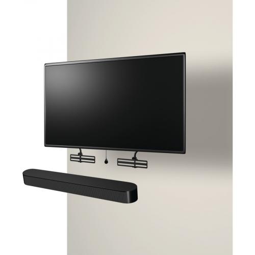 Open Box: Sanus Soundbar Mount For TV Mount Bracket   Height & Depth Adjust, Moves In Sync With TV, Supports Sound Bars Up To 20 Lbs   SASB1 B1 