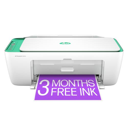 HP DeskJet 2842e All-in-One Printer Aurora Green with Bonus 3 Months of Instant Ink with HP+