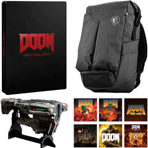 Doom Anthology Xbox + MSI Air Gaming Backpack Grey