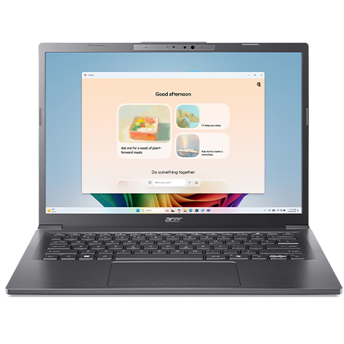 Acer Aspire 14" WUXGA Touchscreen AI Copilot+ PC Ultra 5-226V 16GB RAM 512GB SSD Steel Gray
