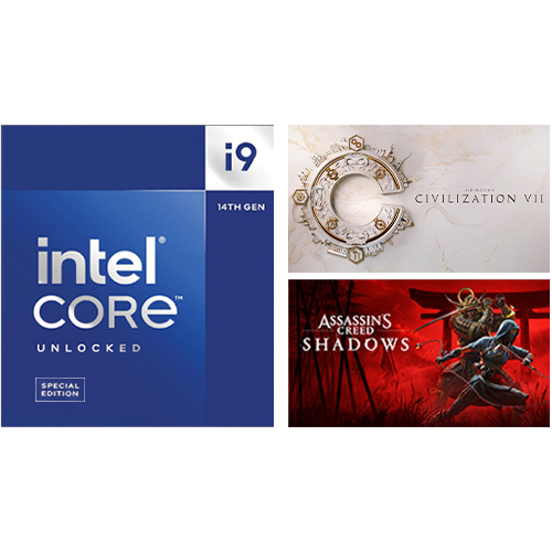 Intel Core i9-14900KS Unlocked Desktop Processor + Assassin's Creed Shadows + Sid Meier's Civilization VII