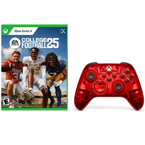Xbox Wireless Controller Pulse Cipher Special Edition + College Football 25 Standard Edition