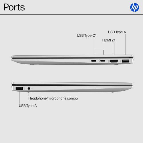 HP Omnibook 7 Aero 13.3" 2K Copilot+PC AMD Ryzen AI 5 340 16GB RAM 512GB SSD Glacier Silver