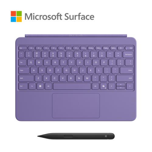 Microsoft Surface Slim Pen (2nd Edition) and Pro Keyboard (12th edition) violet
