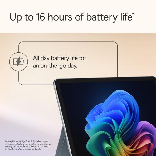 Microsoft Surface Laptop Copilot+ PC 13" Touchscreen Snapdragon X Plus Processor 16GB RAM 512GB UFS (8th Edition) Ocean