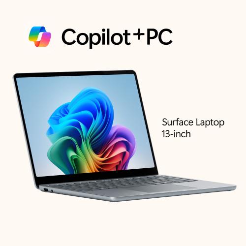 Microsoft Surface Laptop Copilot+ PC 13" Touchscreen Snapdragon X Plus Processor 16GB RAM 512GB UFS (8th Edition) Ocean