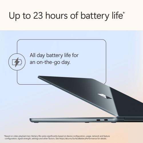 Microsoft Surface Laptop Copilot+ PC 13" Touchscreen Snapdragon X Plus Processor 16GB RAM 512GB UFS (8th Edition) Ocean