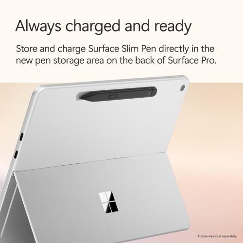 Microsoft Surface Pro Copilot+ PC Touchscreen 12" LCD Snapdragon X Plus 16GB RAM 256GB UFS Platinum
