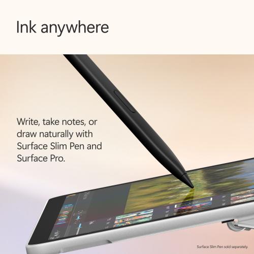 Microsoft Surface Pro Copilot+ PC Touchscreen 12" LCD Snapdragon X Plus 16GB RAM 256GB UFS Platinum