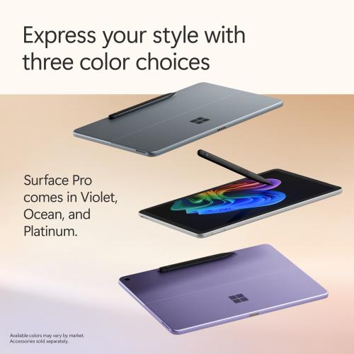 Microsoft Surface Pro Copilot+ PC Touchscreen 12" LCD Snapdragon X Plus 16GB RAM 256GB UFS Platinum