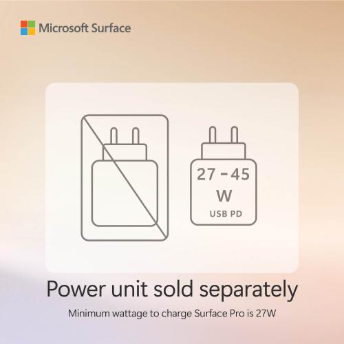 Microsoft Surface Pro Copilot+ PC Touchscreen 12" LCD Snapdragon X Plus 16GB RAM 256GB UFS Platinum