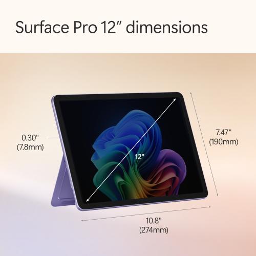 Microsoft Surface Pro Copilot+ PC Touchscreen 12" LCD Snapdragon X Plus 16GB RAM 512GB UFS Violet