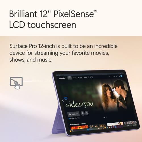 Microsoft Surface Pro Copilot+ PC Touchscreen 12" LCD Snapdragon X Plus 16GB RAM 512GB UFS Violet