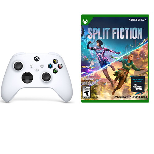 Split Fiction Xbox Series X + Microsoft Xbox Wireless Controller Robot White