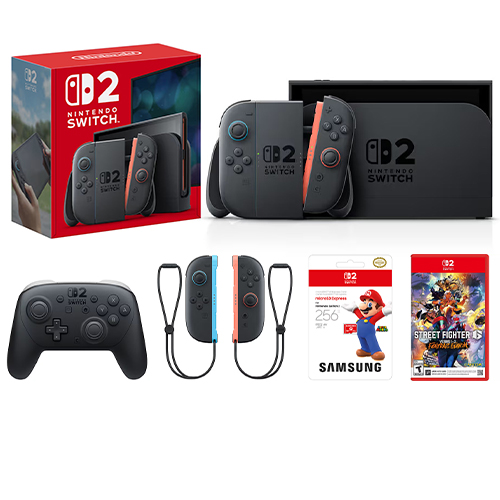 Nintendo Switch 2 Console + Street Fighter 6 Year 1-2 Fighters Bundle