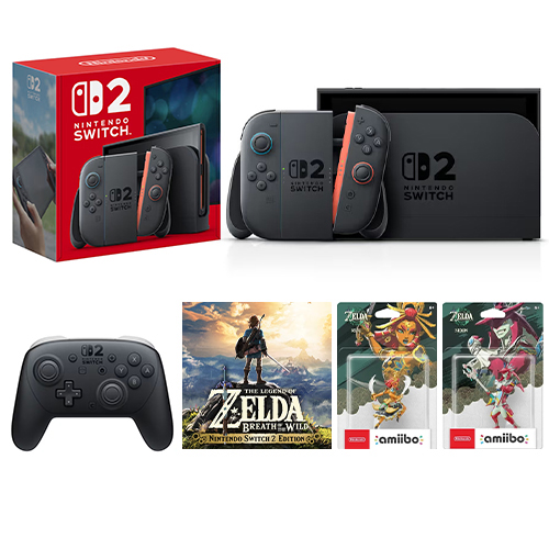Nintendo Switch 2 Console + The Legend of Zelda: Breath of the Wild Digital Bundle