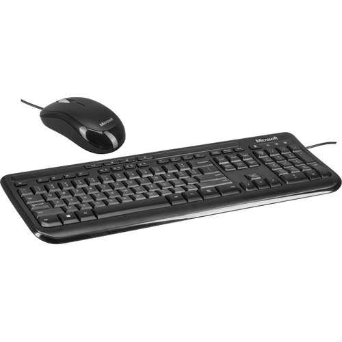 Microsoft Wired Desktop 600 Keyboard and Mouse Black
