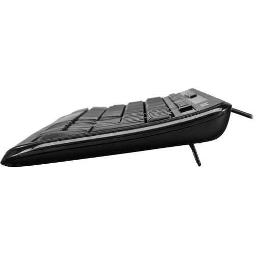 Microsoft Wired Keyboard 600 Black   Wired USB   Quiet Touch Keys   Media Controls   Spill Resistant Design   Hot Keys 